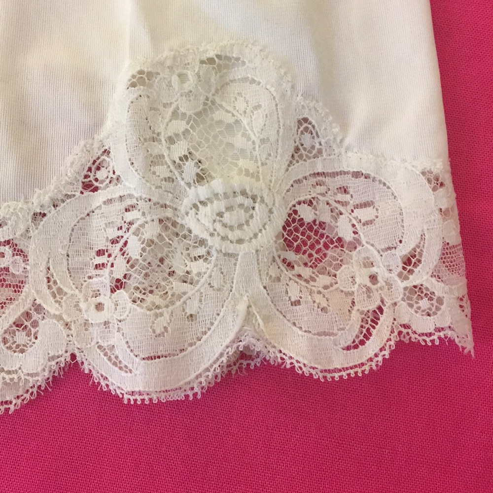 White Lace Slip